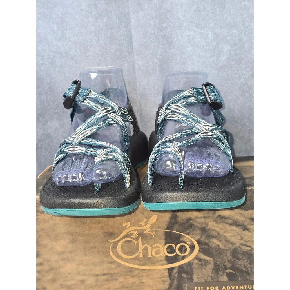 NWB Chaco ZX/2 Classic Sandal Angular Teal‎ Double Strap Outdoor Womens 6